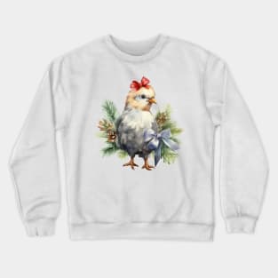 Christmas chicken Crewneck Sweatshirt